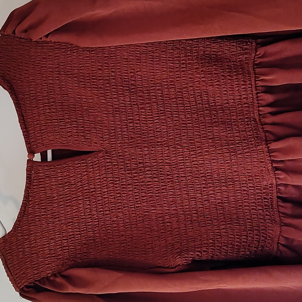 Rust colored blouse - Picture 5 of 5